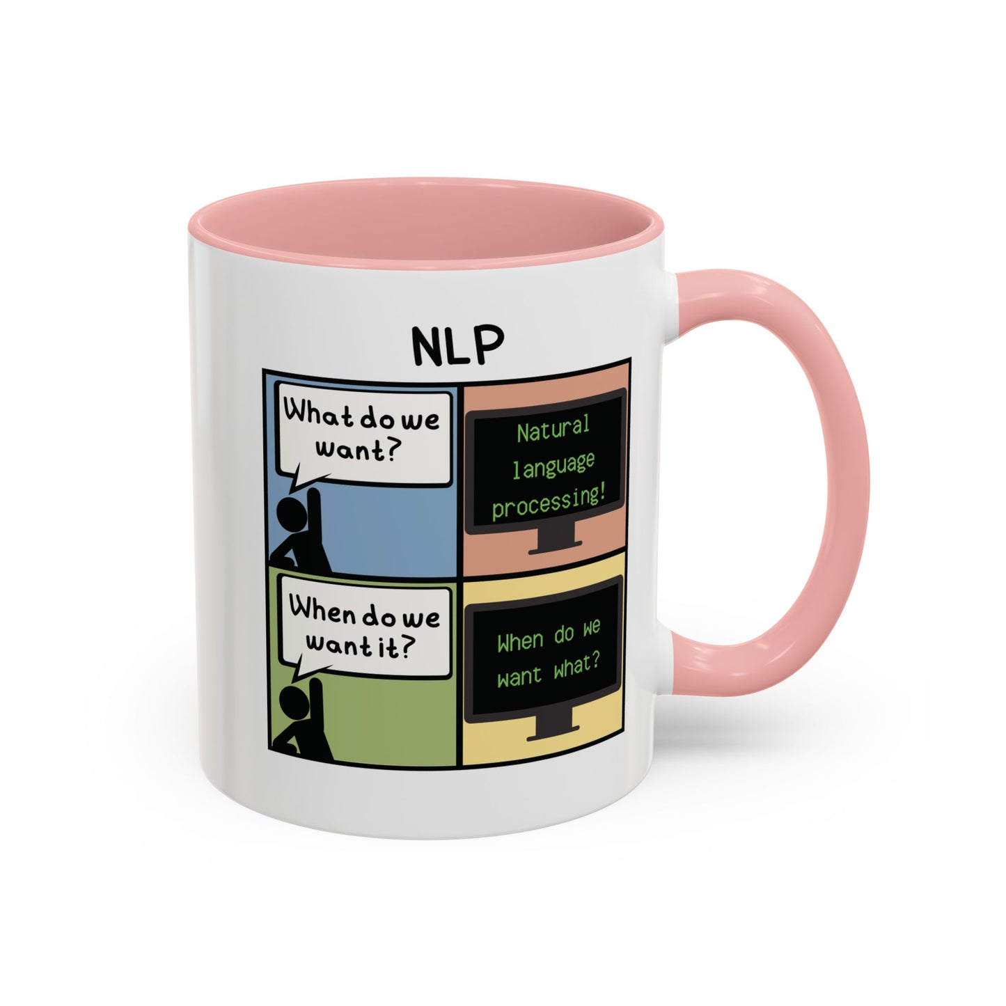 Natural Language Processing (NLP) Comic Mug