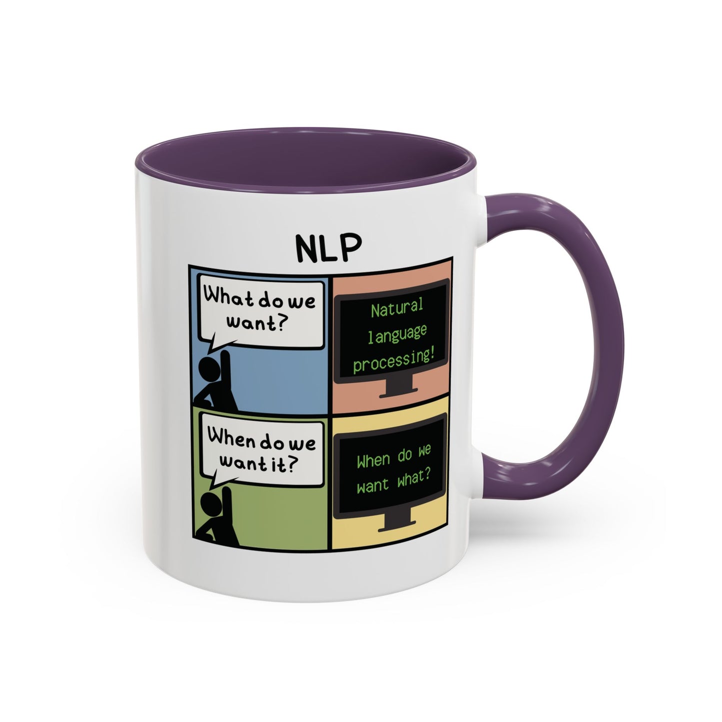 Natural Language Processing (NLP) Comic Mug