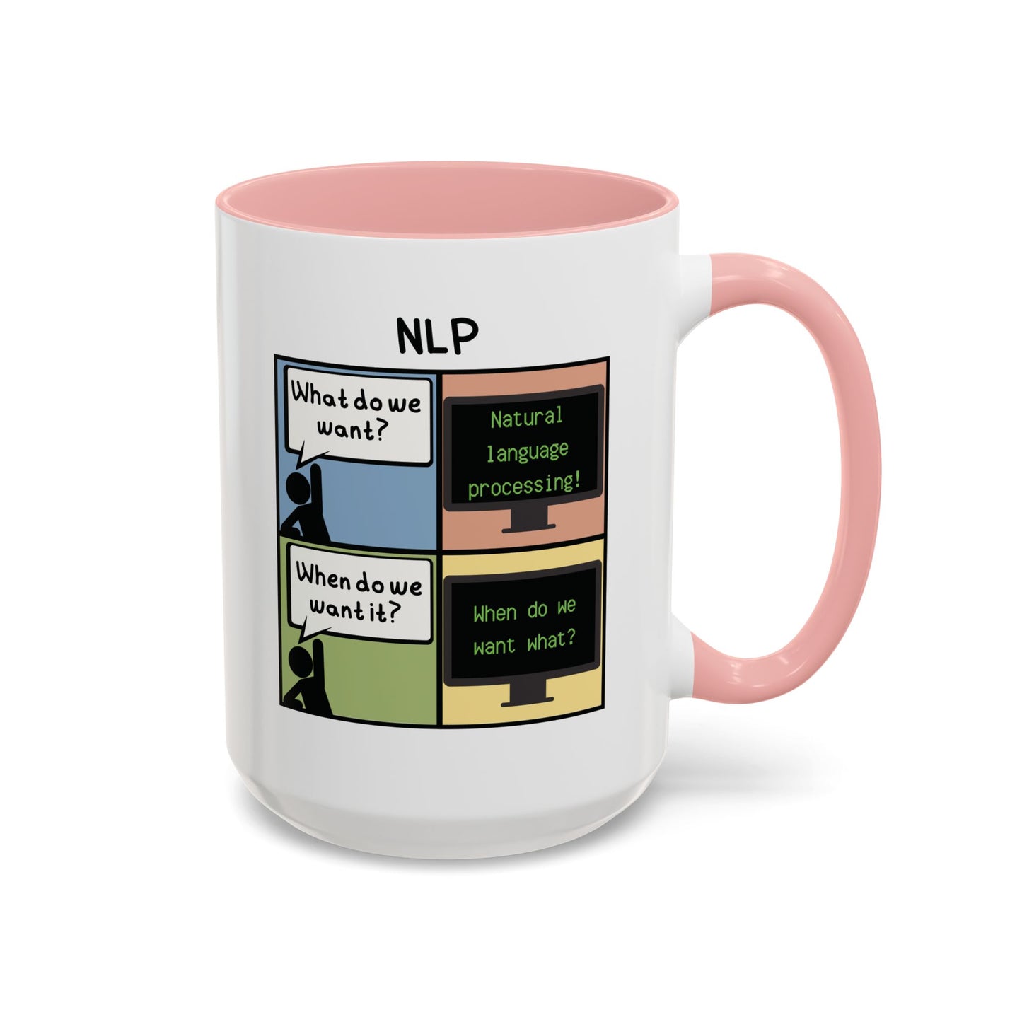 Natural Language Processing (NLP) Comic Mug