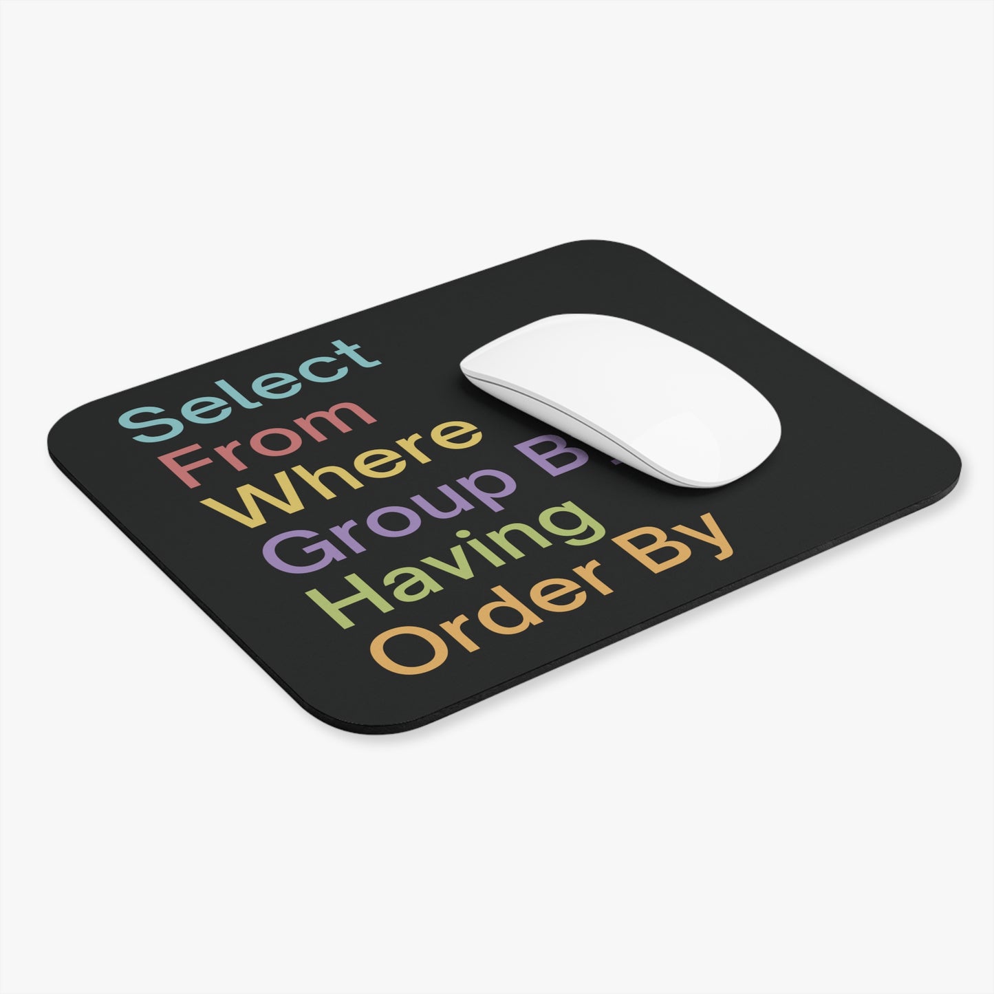 Colorful SQL Mouse Pad