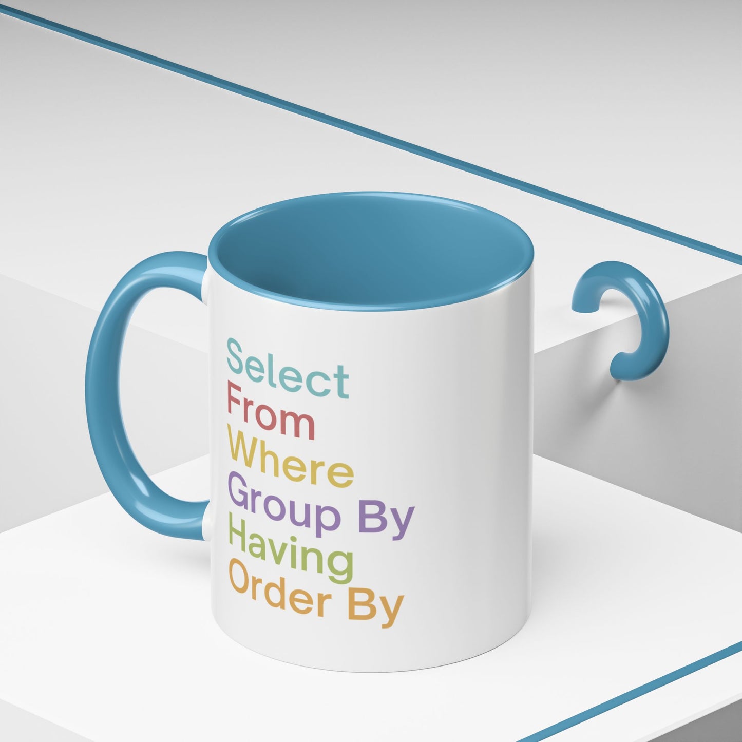 Colorful SQL Mug