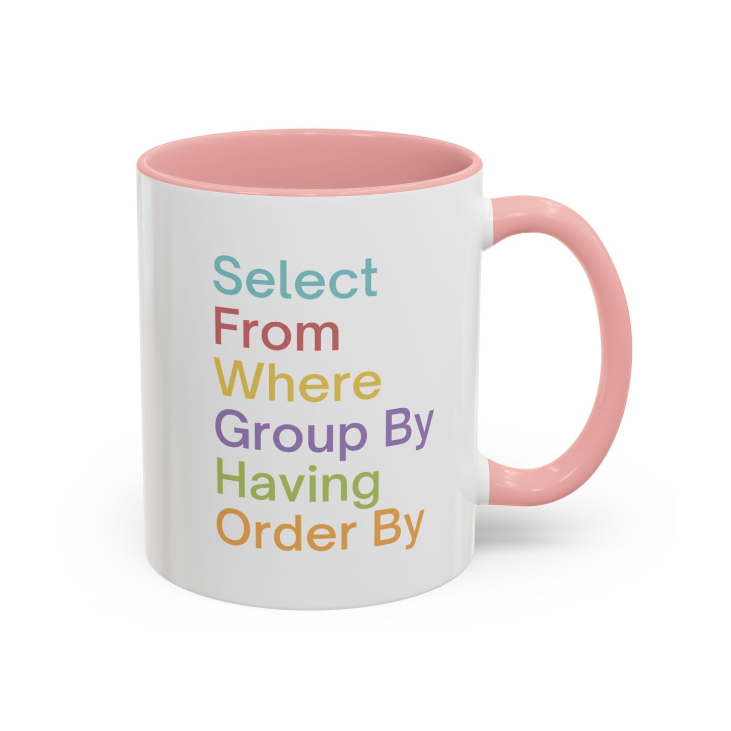 Colorful SQL Mug