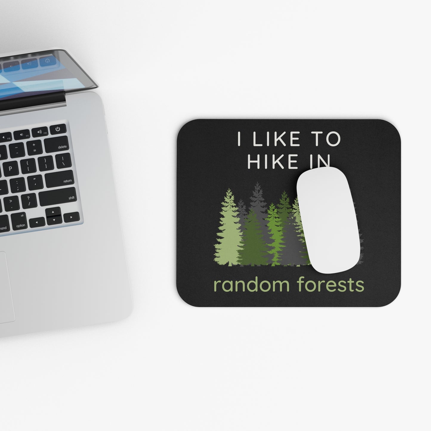 Hike in Random Forests Mouse Pad