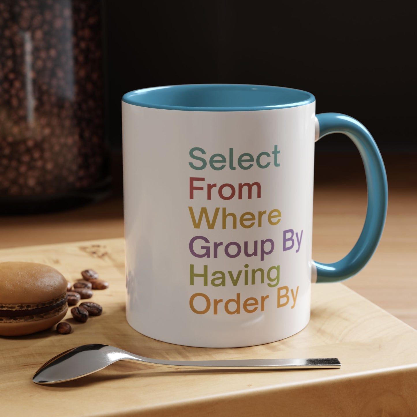Colorful SQL Mug