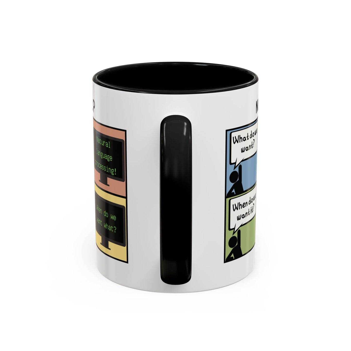 Natural Language Processing (NLP) Comic Mug
