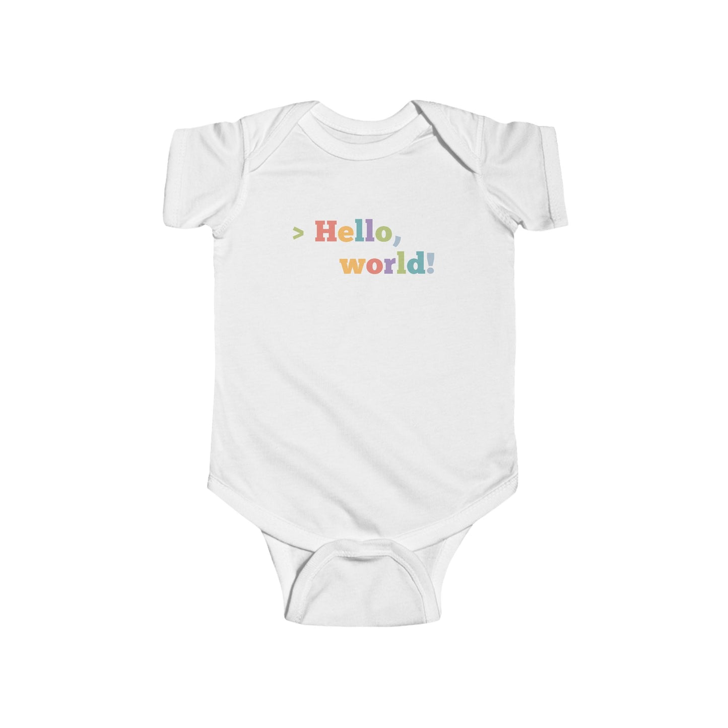Hello, World! Baby Bodysuit