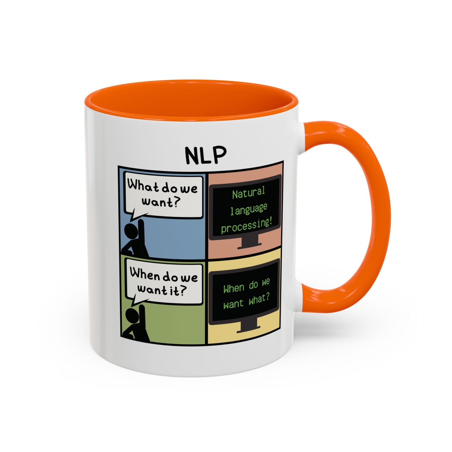 Natural Language Processing (NLP) Comic Mug