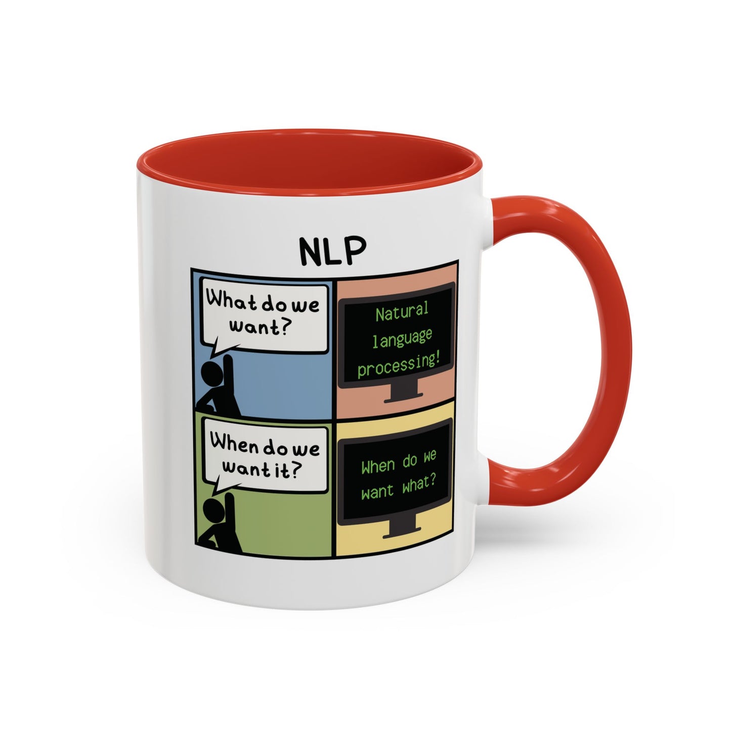 Natural Language Processing (NLP) Comic Mug
