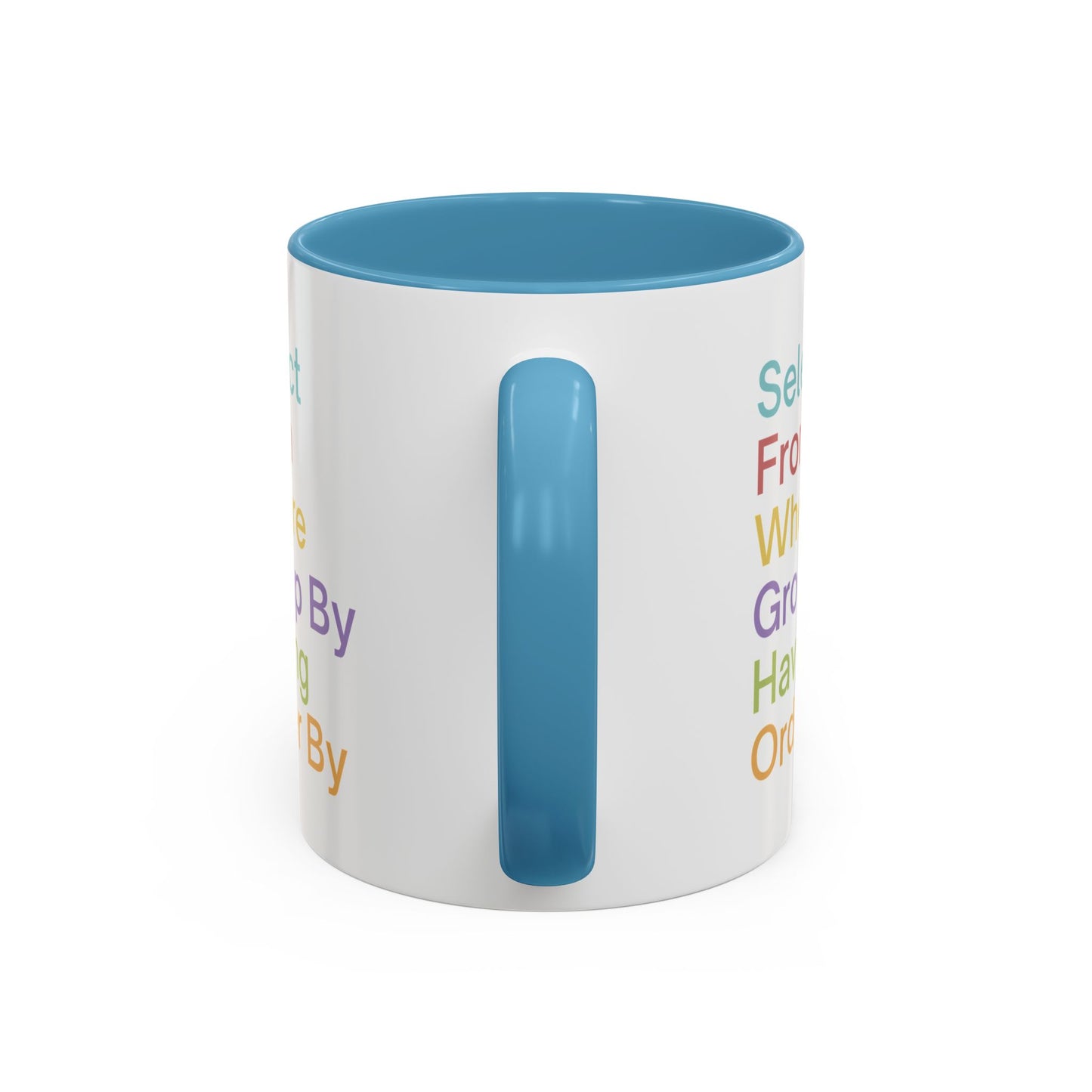 Colorful SQL Mug