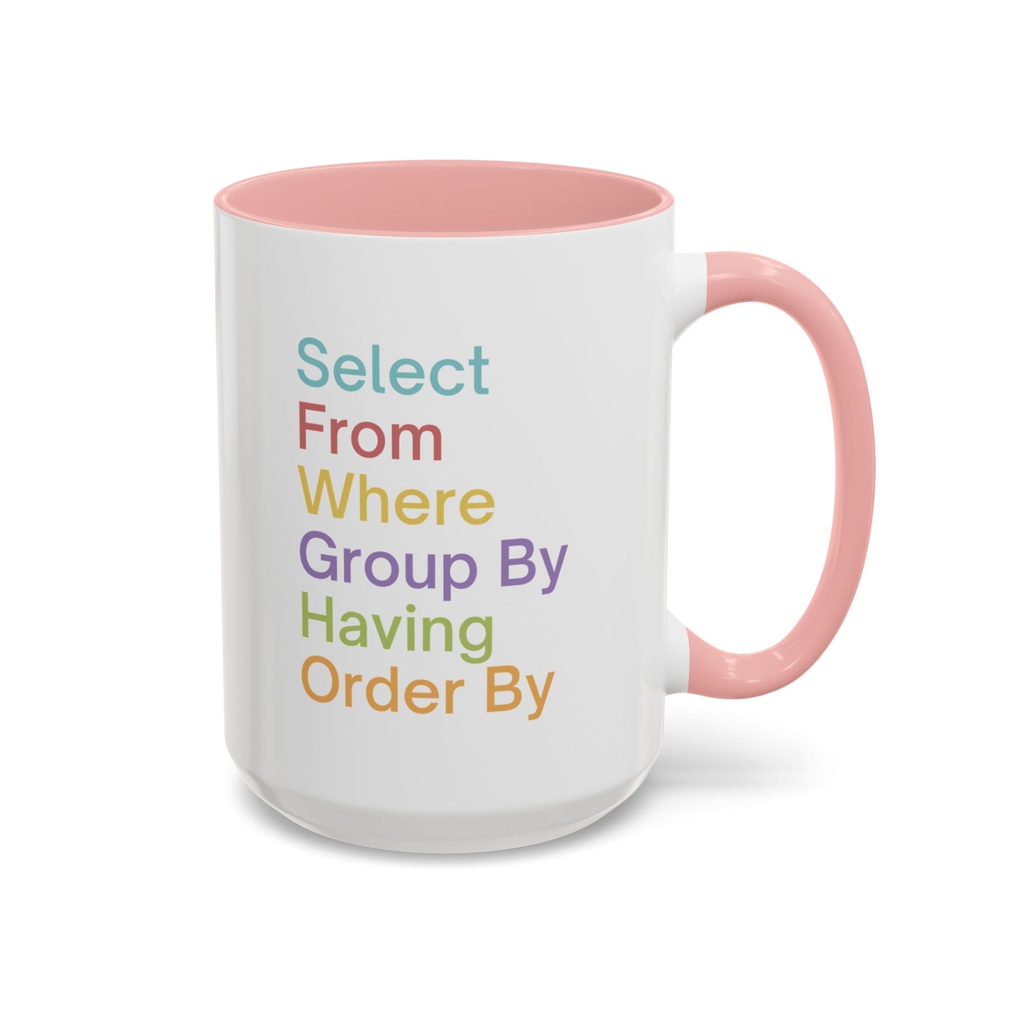 Colorful SQL Mug