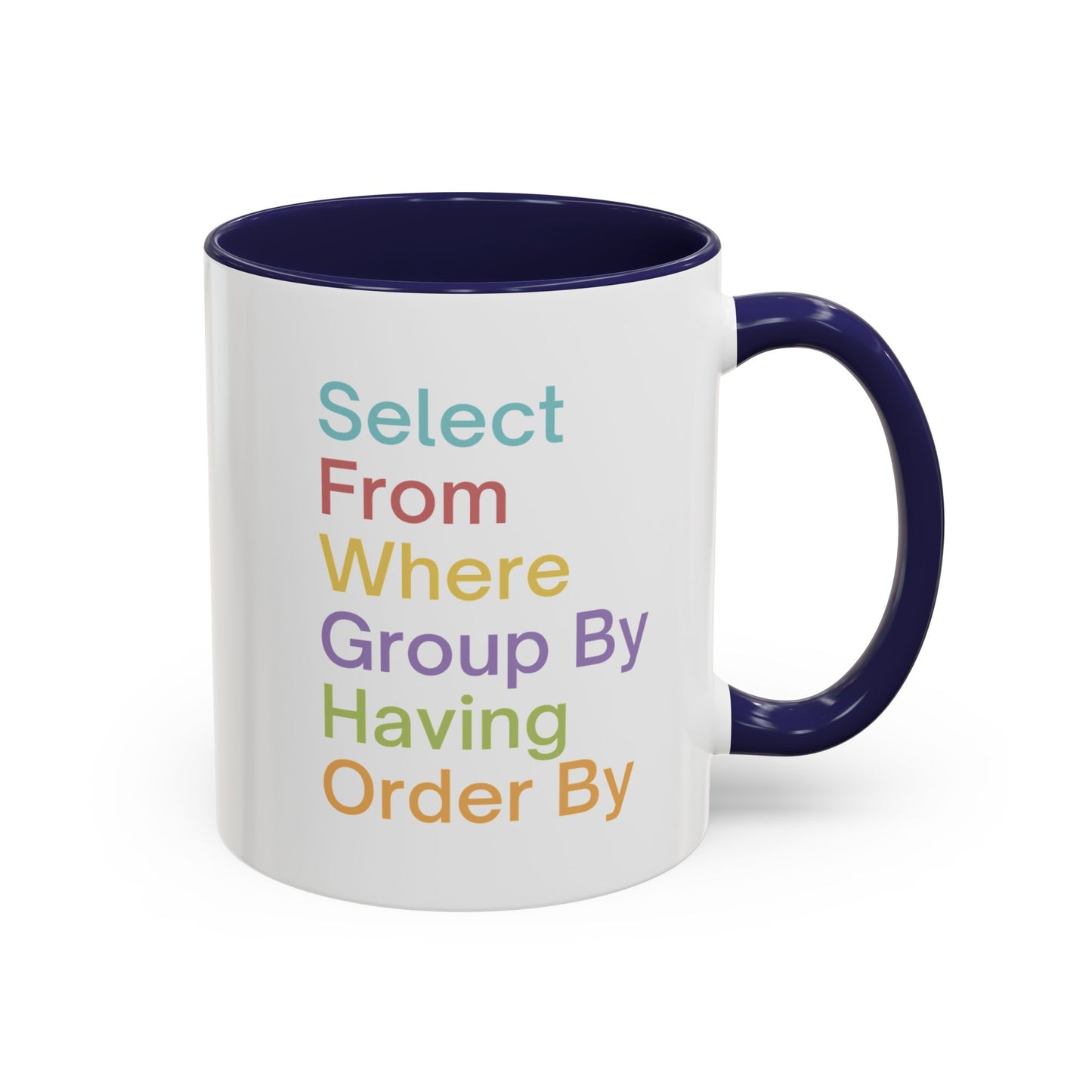 Colorful SQL Mug