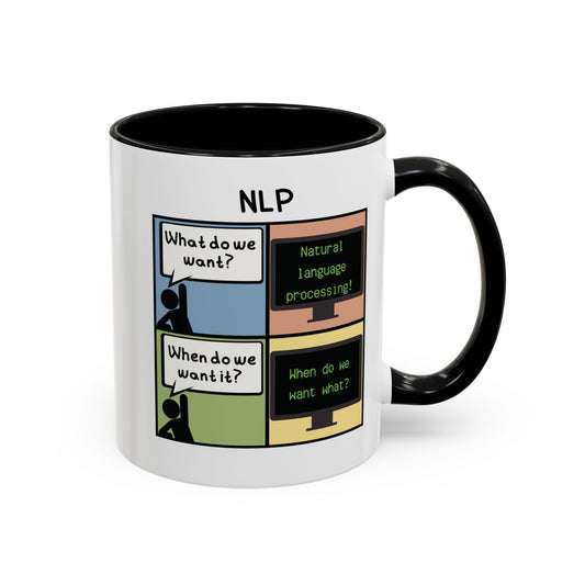 Natural Language Processing (NLP) Comic Mug