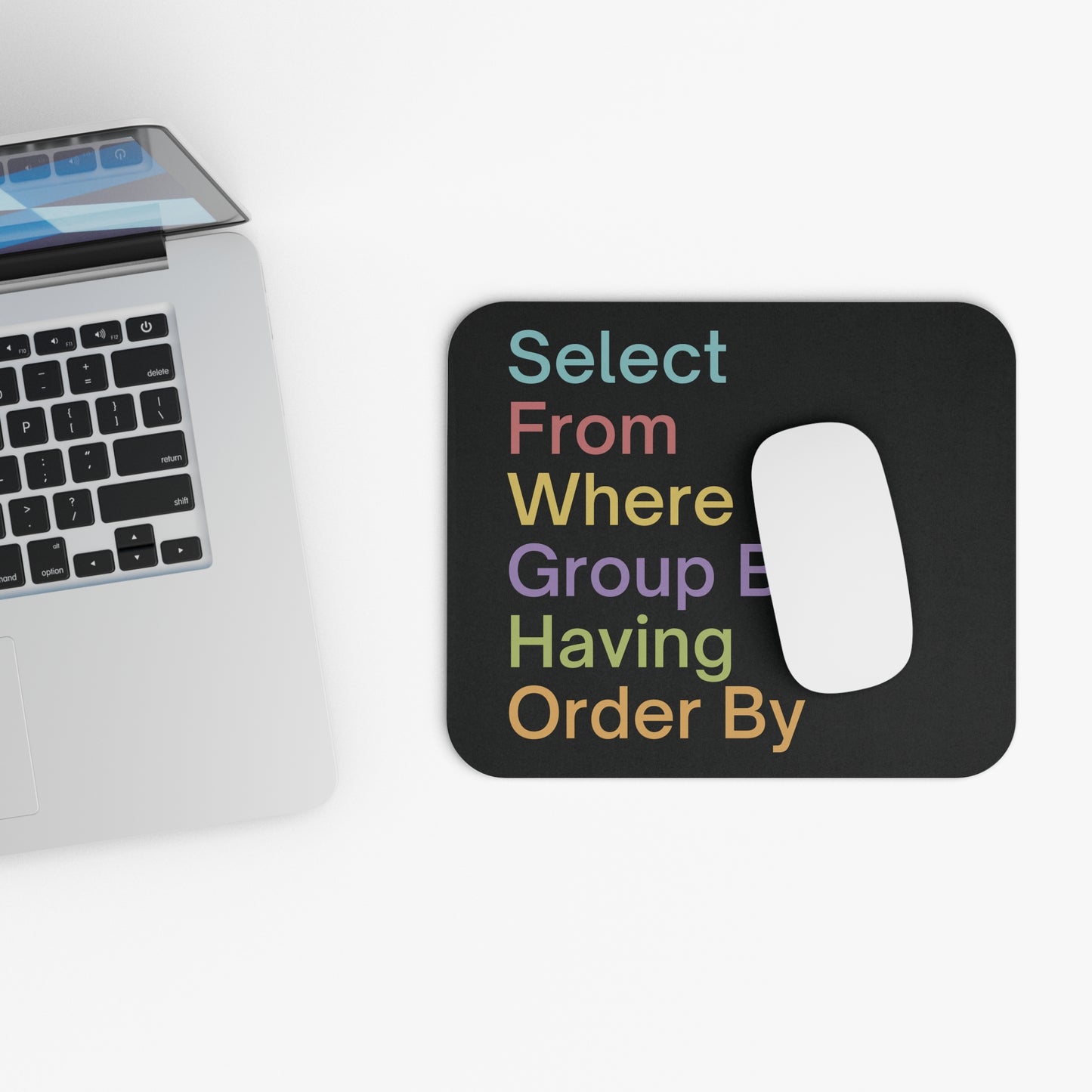 Colorful SQL Mouse Pad