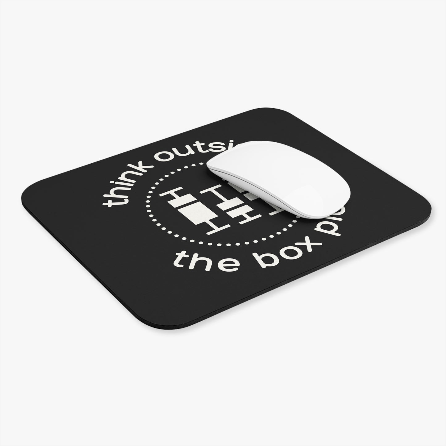 Think Outside the Box Plot Mouse Pad