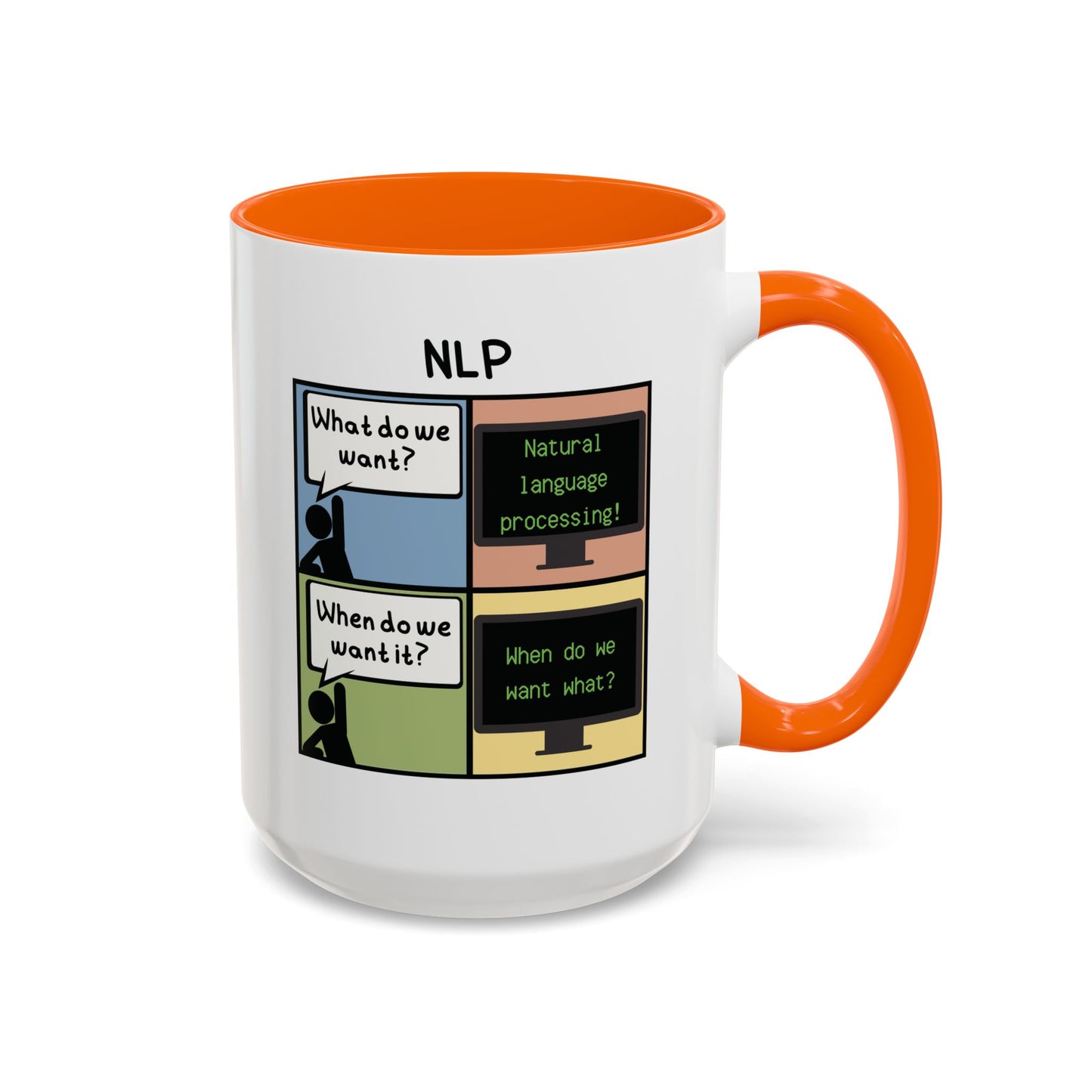 Natural Language Processing (NLP) Comic Mug