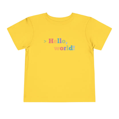 Hello, World! Toddler Tee
