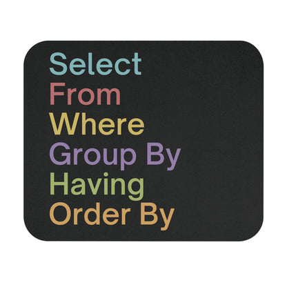 Colorful SQL Mouse Pad