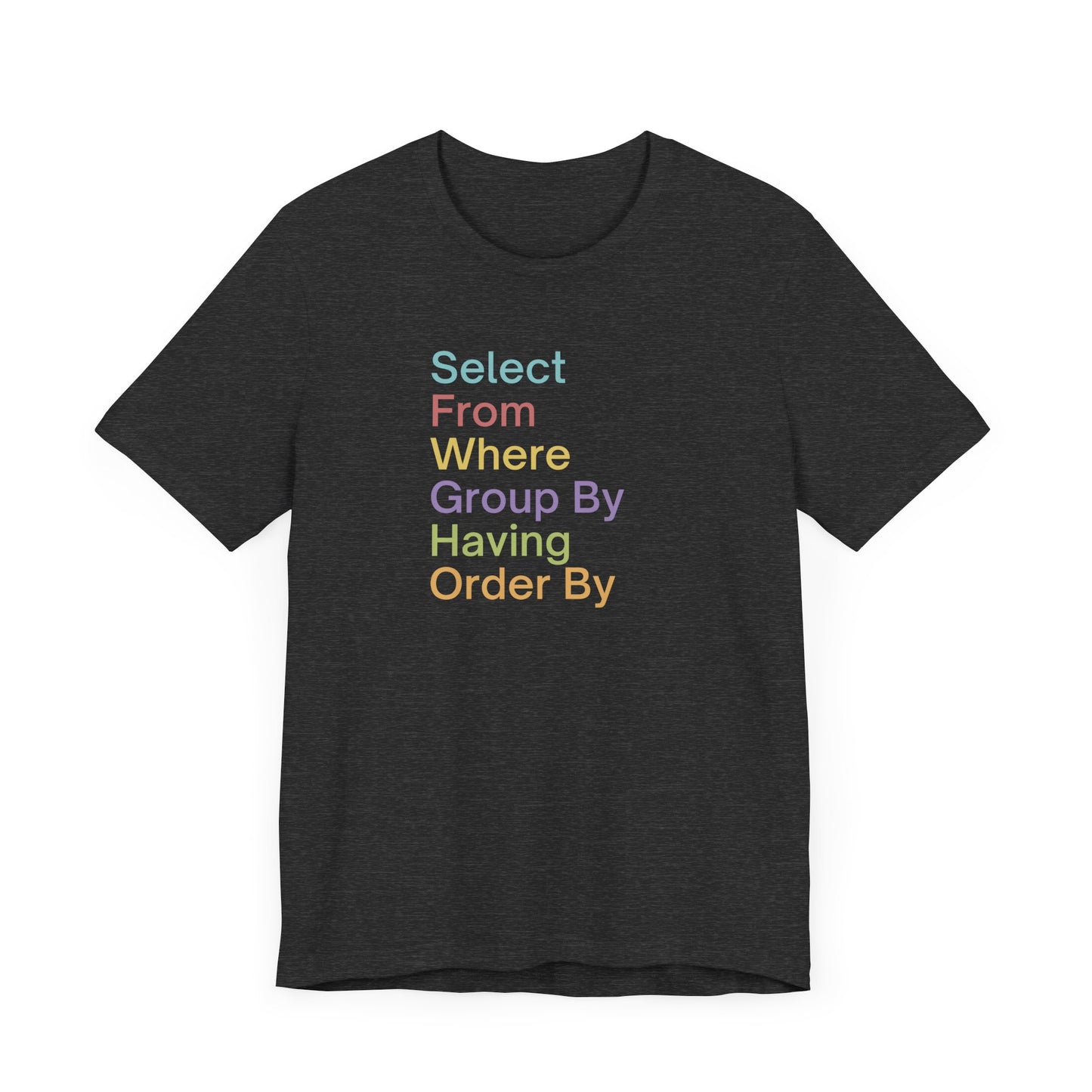 Colorful SQL Tee