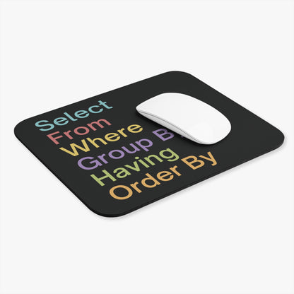 Colorful SQL Mouse Pad