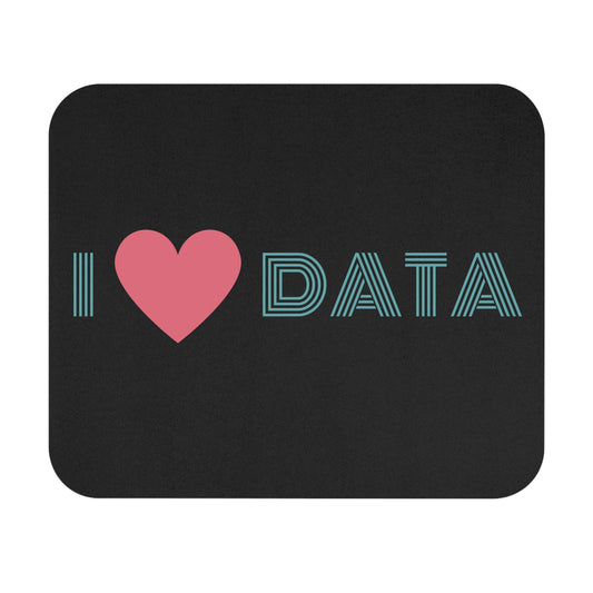 I Heart Data Mouse Pad