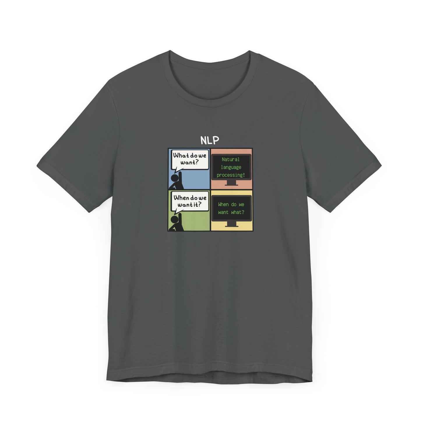 Natural Language Processing (NLP) Comic Tee