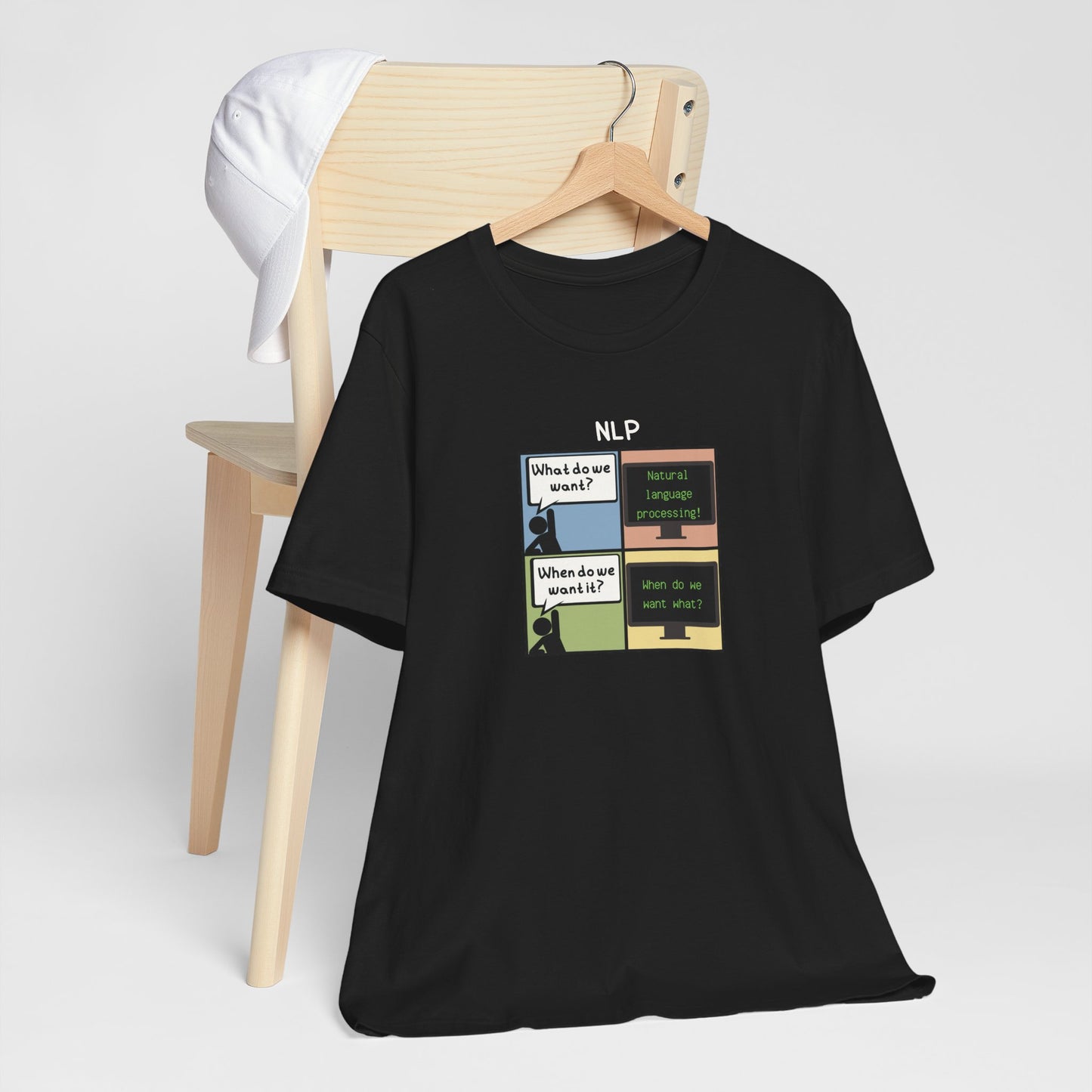 Natural Language Processing (NLP) Comic Tee
