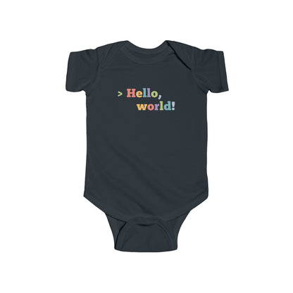 Hello, World! Baby Bodysuit