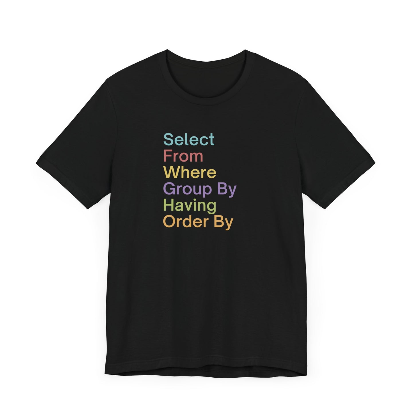Colorful SQL Tee