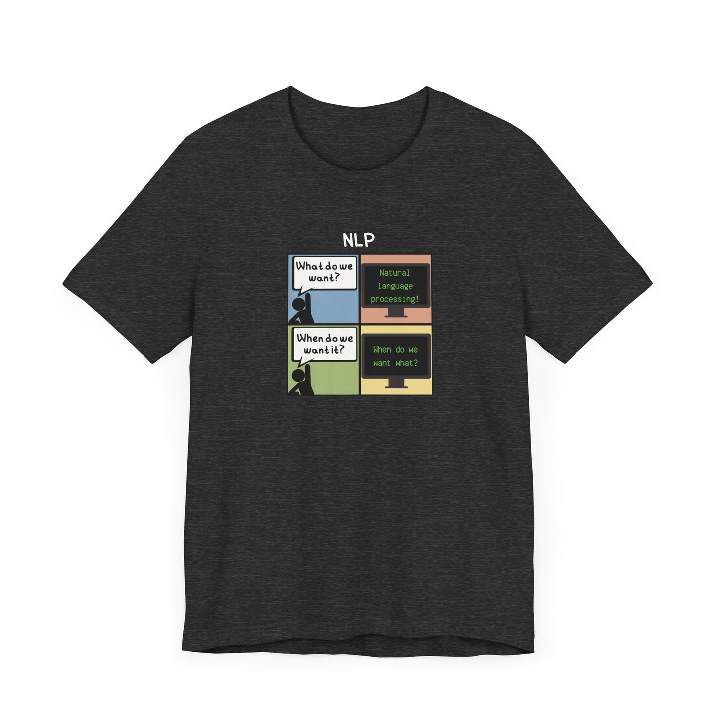 Natural Language Processing (NLP) Comic Tee