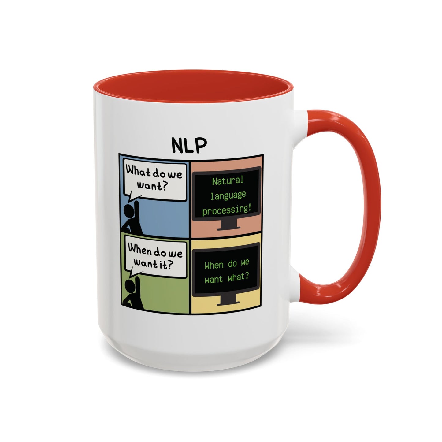 Natural Language Processing (NLP) Comic Mug