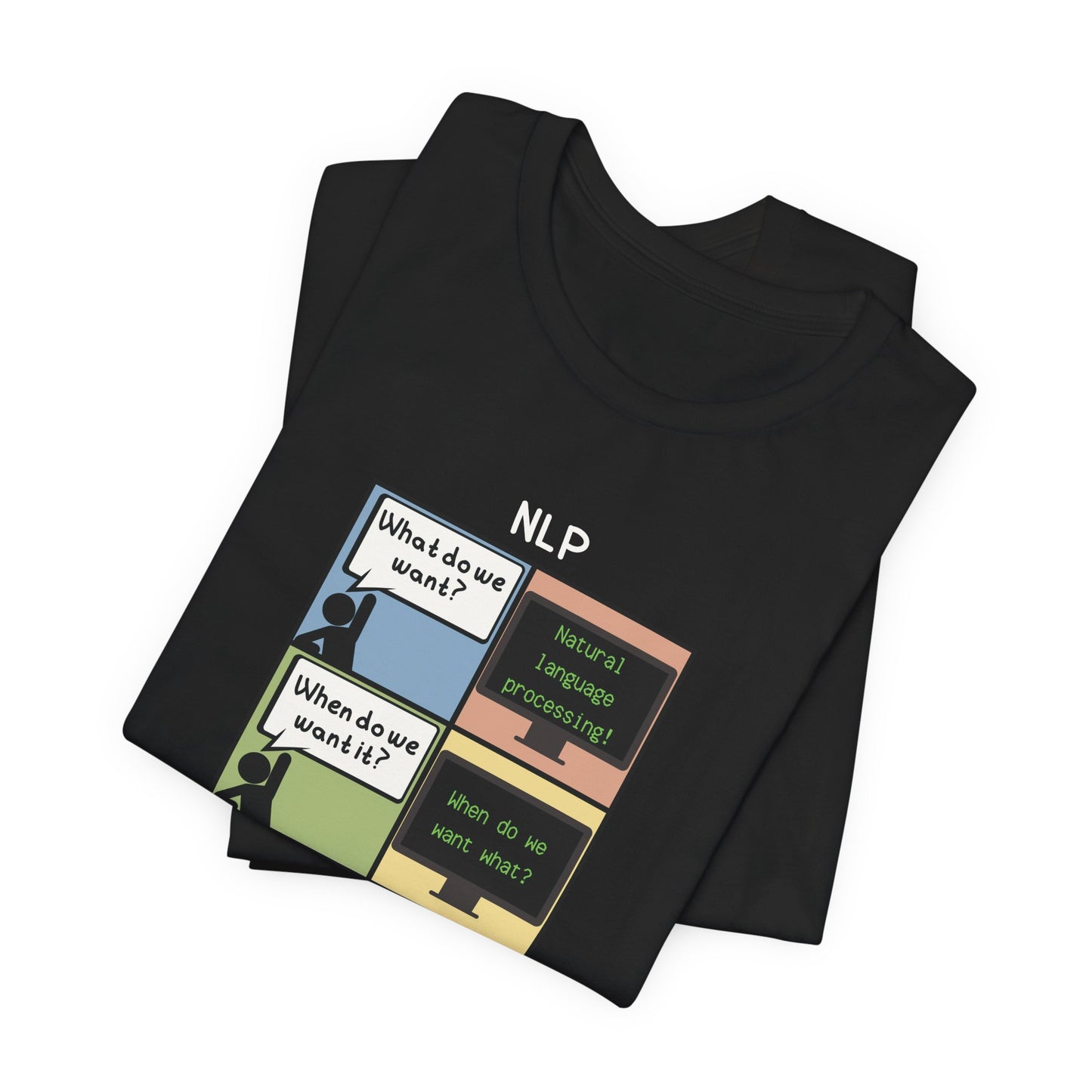 Natural Language Processing (NLP) Comic Tee