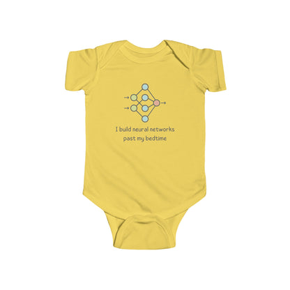 Neural Networks Past Bedtime Baby Bodysuit