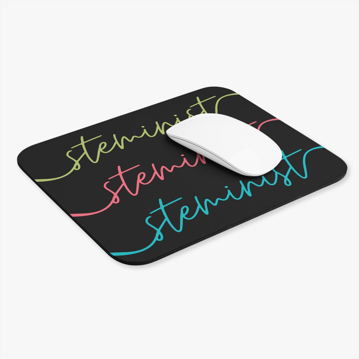 Steminist Cursive Mouse Pad
