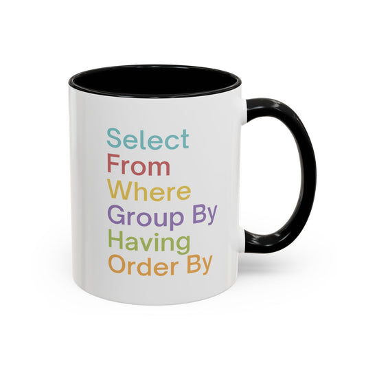 Colorful SQL Mug