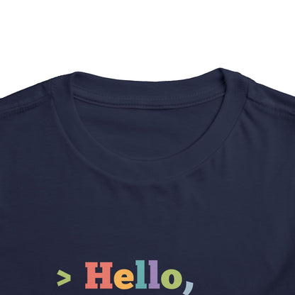 Hello, World! Toddler Tee