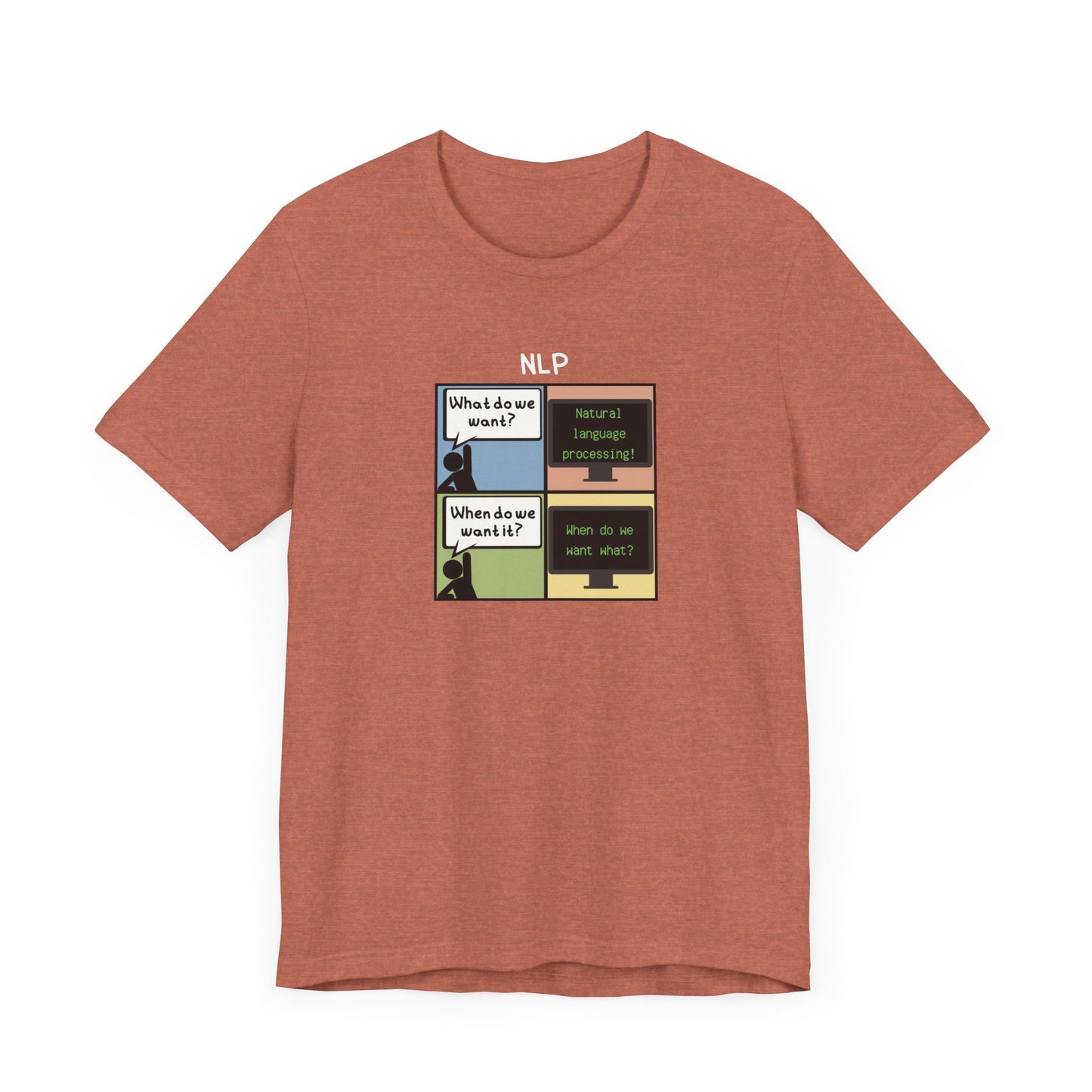 Natural Language Processing (NLP) Comic Tee