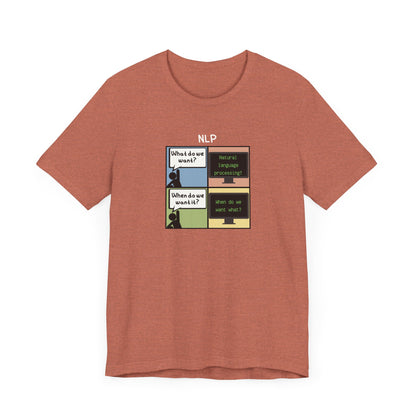 Natural Language Processing (NLP) Comic Tee