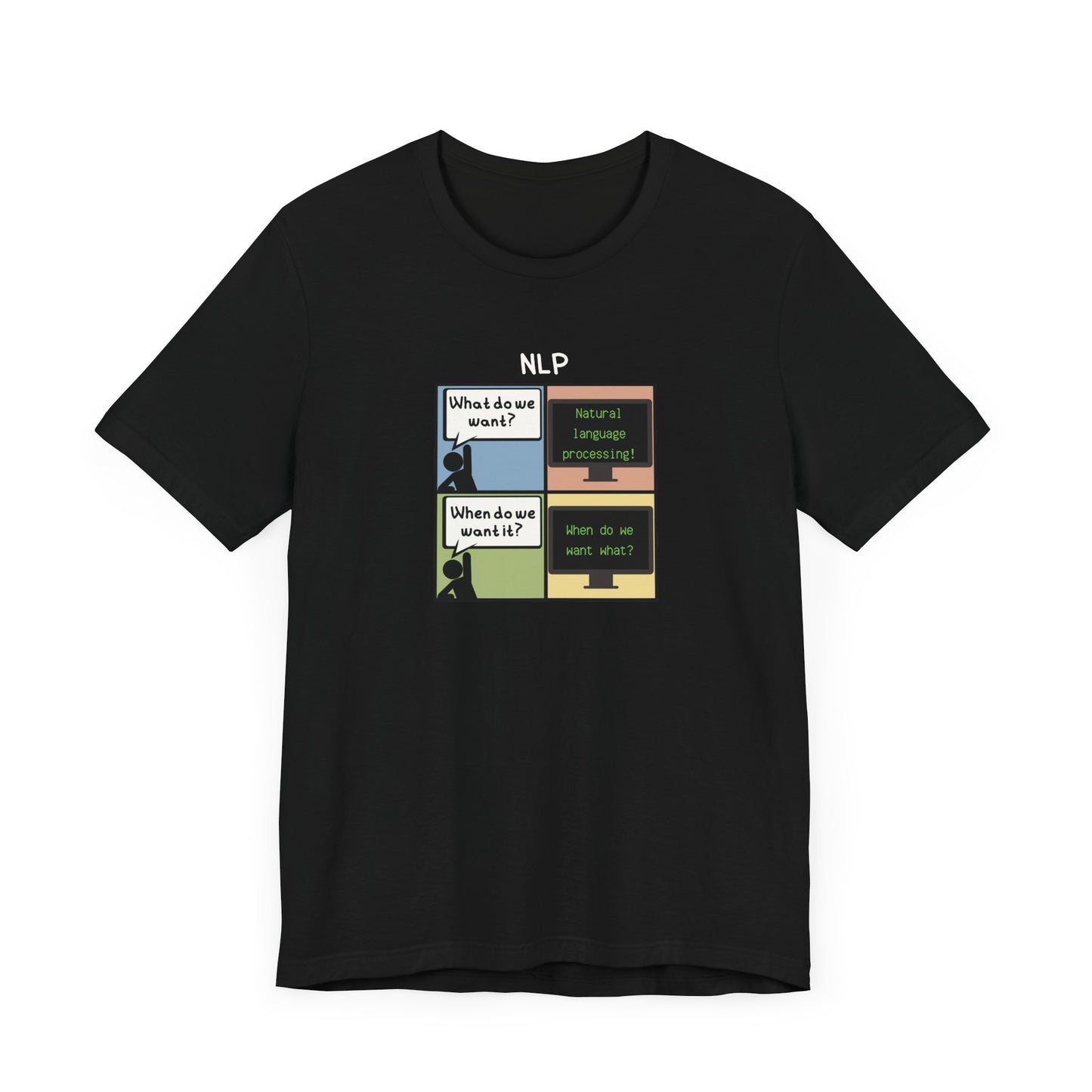 Natural Language Processing (NLP) Comic Tee