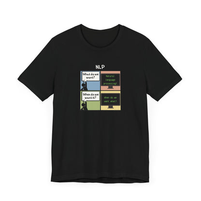 Natural Language Processing (NLP) Comic Tee