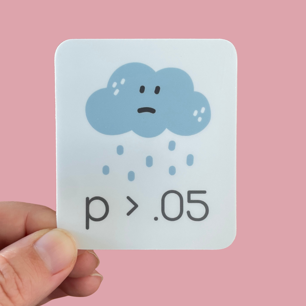 p>.05 Sad Cloud Sticker
