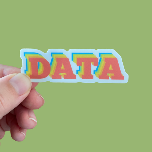 Colorful Data Sticker