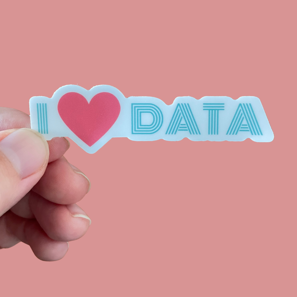 I Heart Data Sticker