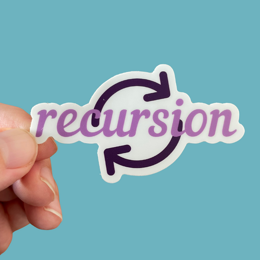 Recursion Sticker