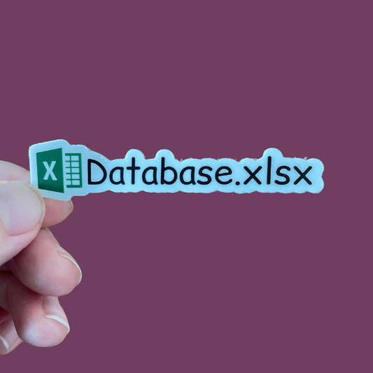 Database.xlsx Sticker