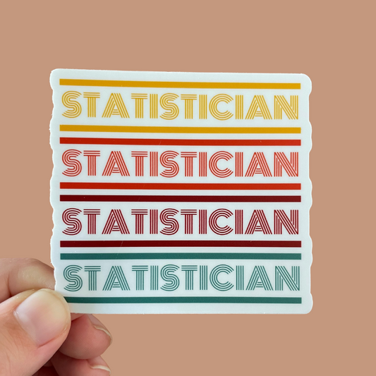 Statistician Sticker
