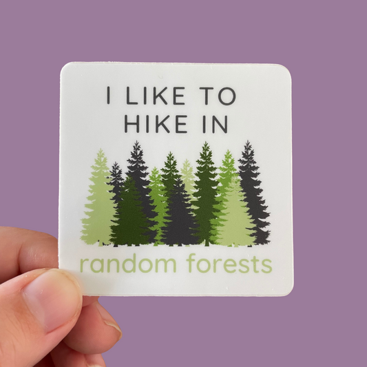 Hike in Random Forests Sticker