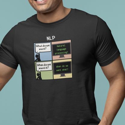 Natural Language Processing (NLP) Comic Tee